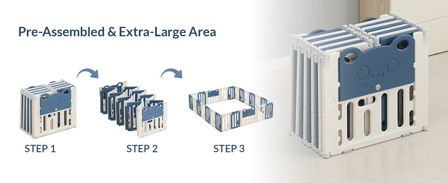 Little Bear Playard with Balls & Play Mat