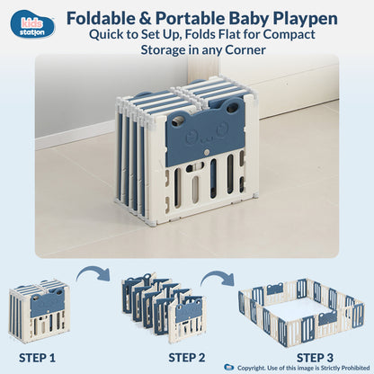 Little Bear Playard with Balls & Play Mat