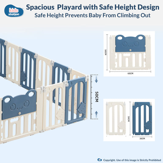 Little Bear Playard with Balls & Play Mat