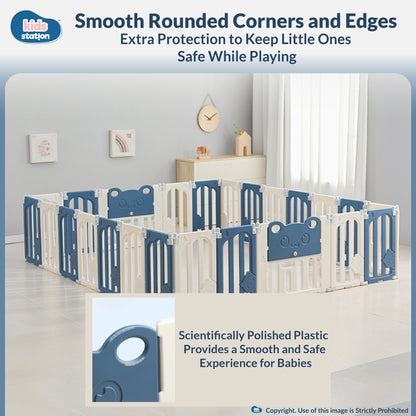 Little Bear Playard with Balls & Play Mat