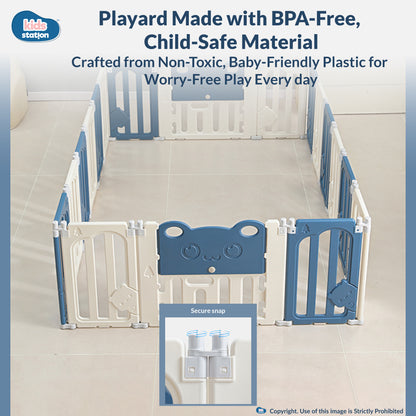 Little Bear Playard with Balls & Play Mat