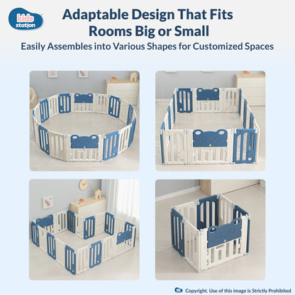 Little Bear Playard with Balls & Play Mat