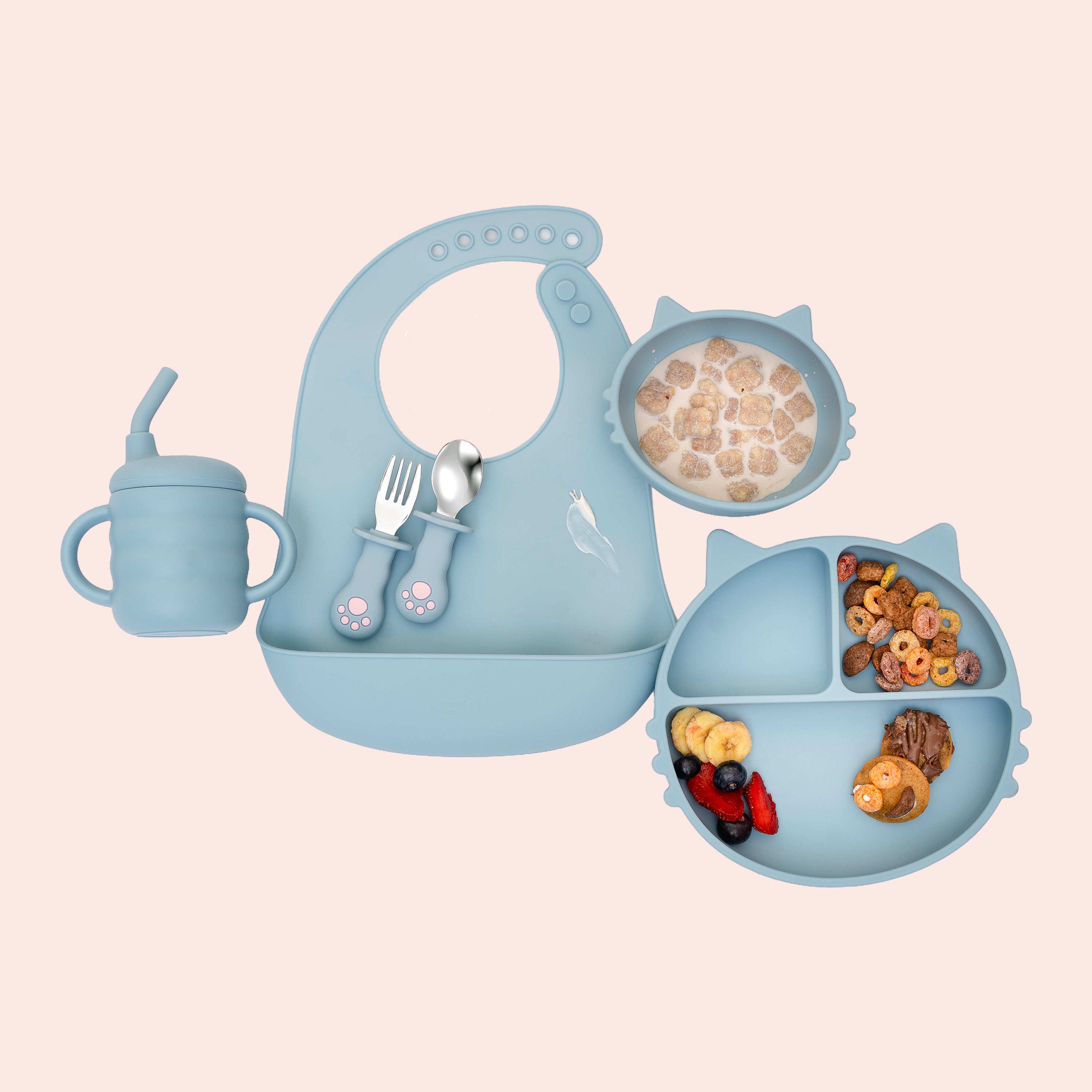 Your Baby’s First Fine Dining Set – 6pcs of Silicone Awesomeness