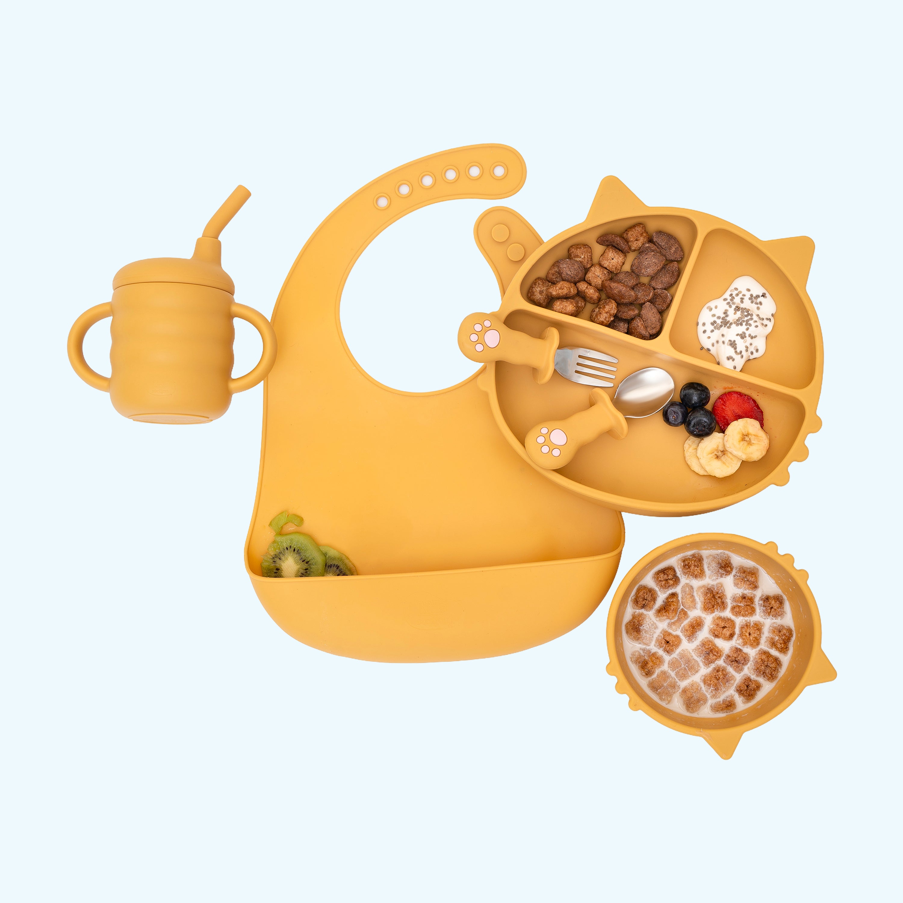 Your Baby’s First Fine Dining Set – 6pcs of Silicone Awesomeness