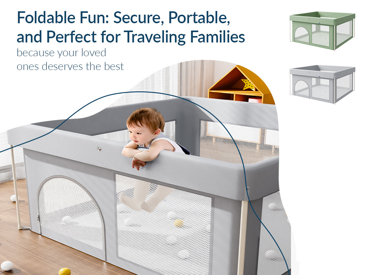 Happy Space Baby Foldable Playpen