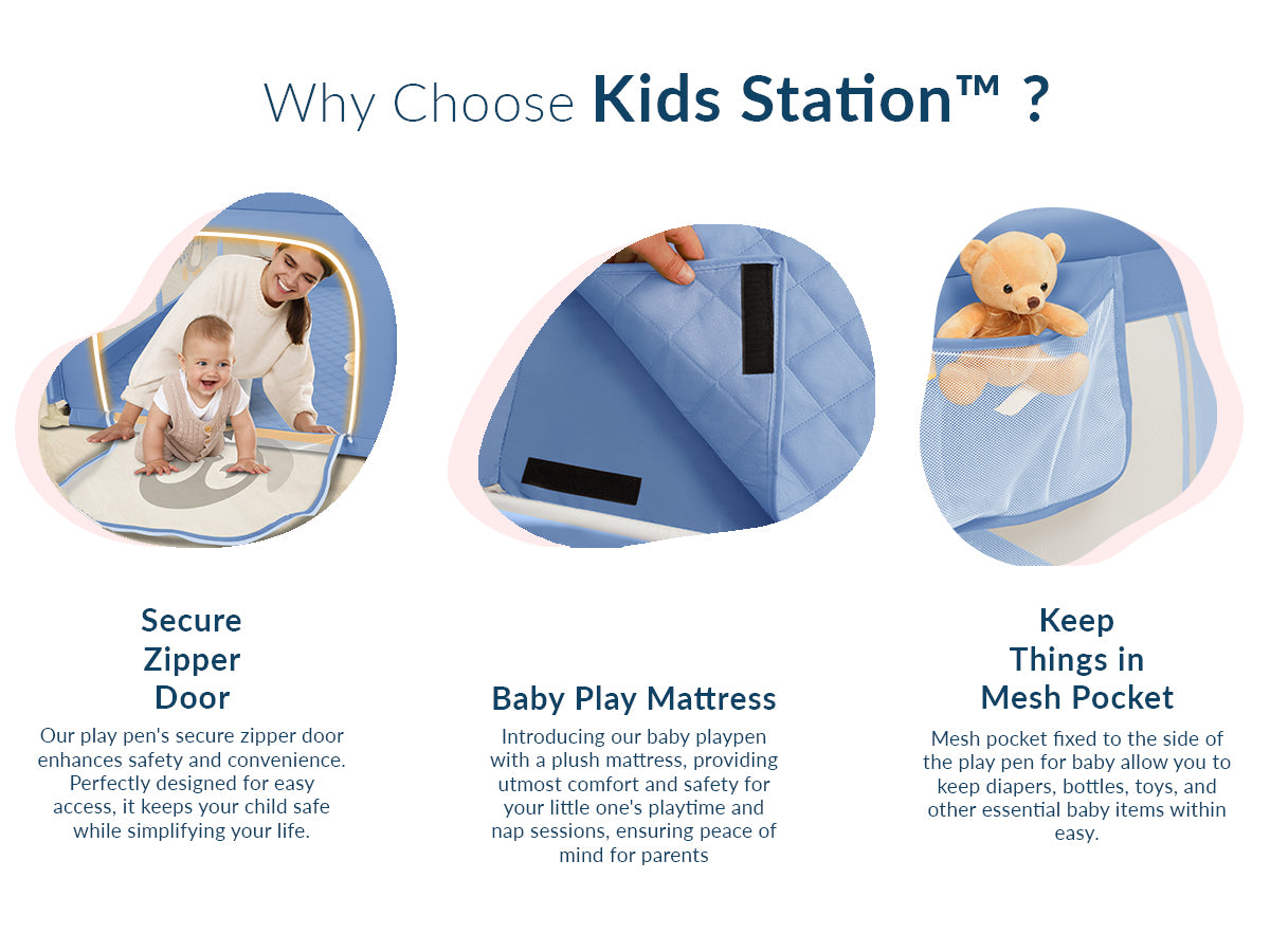 Playpen for Indoor & Outdoor Use for Babies