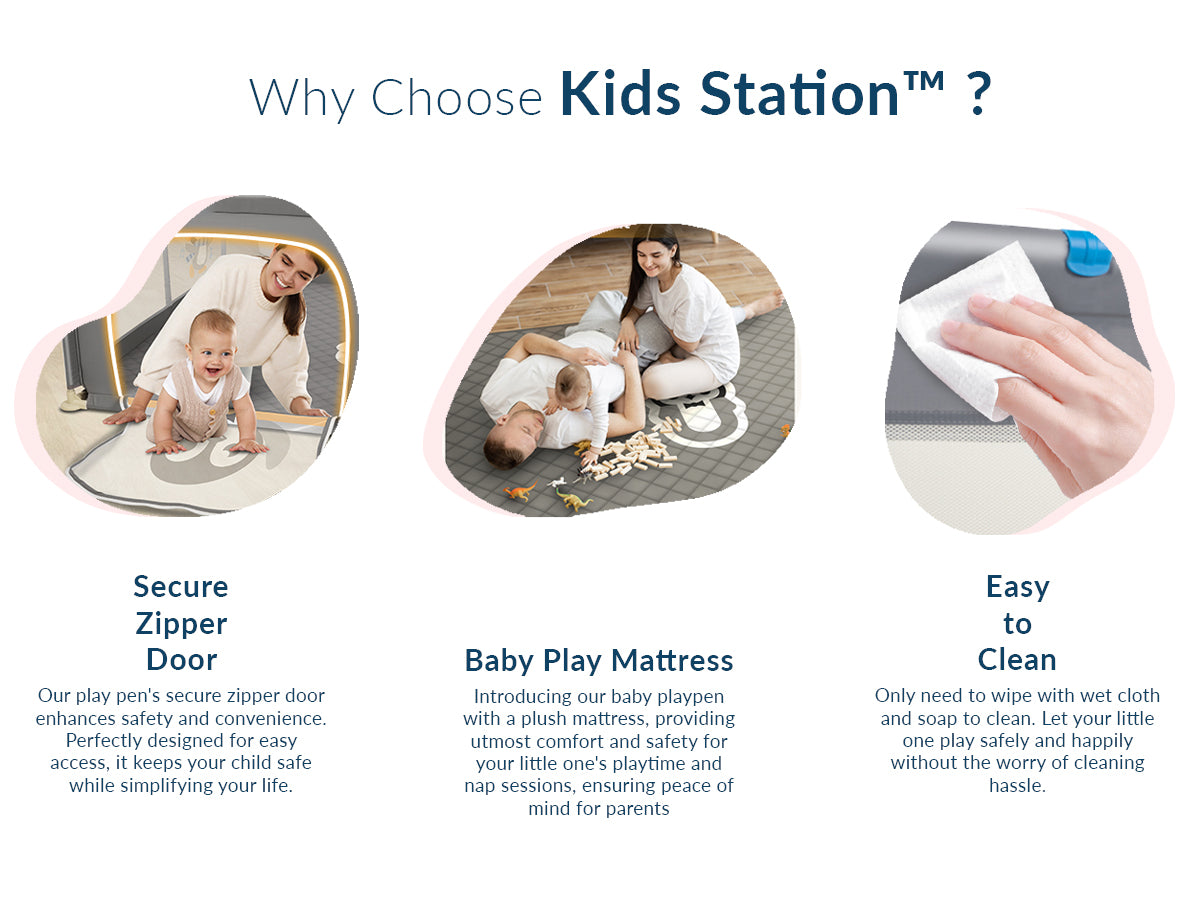 Playpen for Indoor & Outdoor Use for Babies