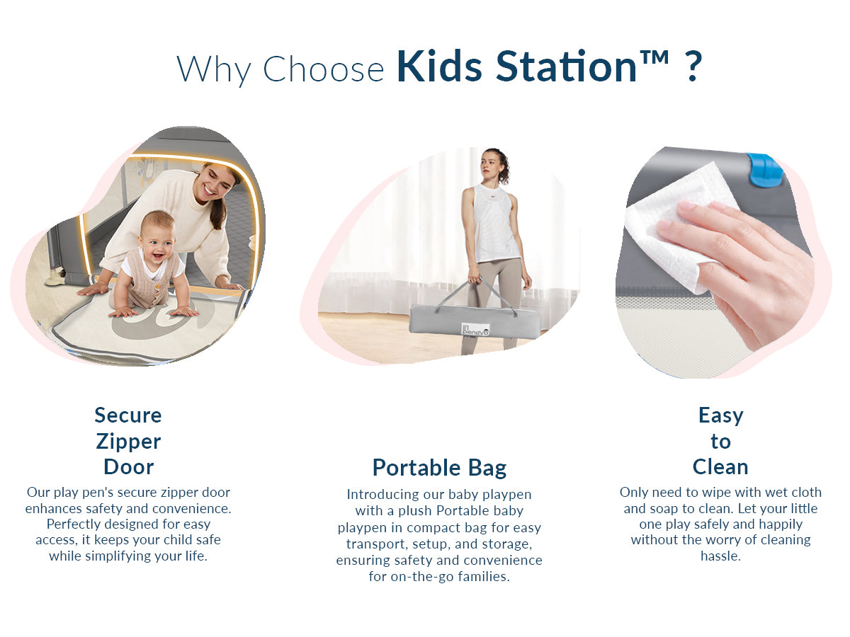 Playpen for Indoor & Outdoor Use for Babies