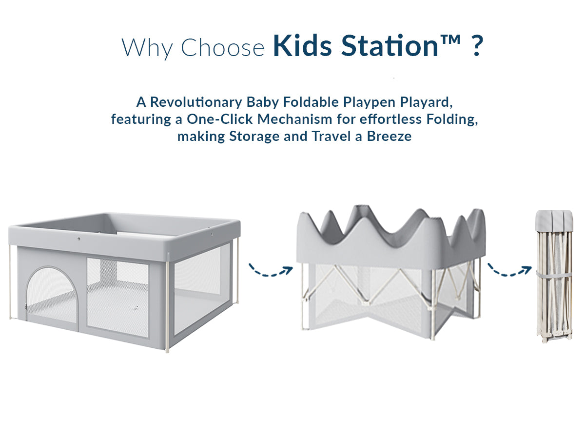 Happy Space Baby Foldable Playpen