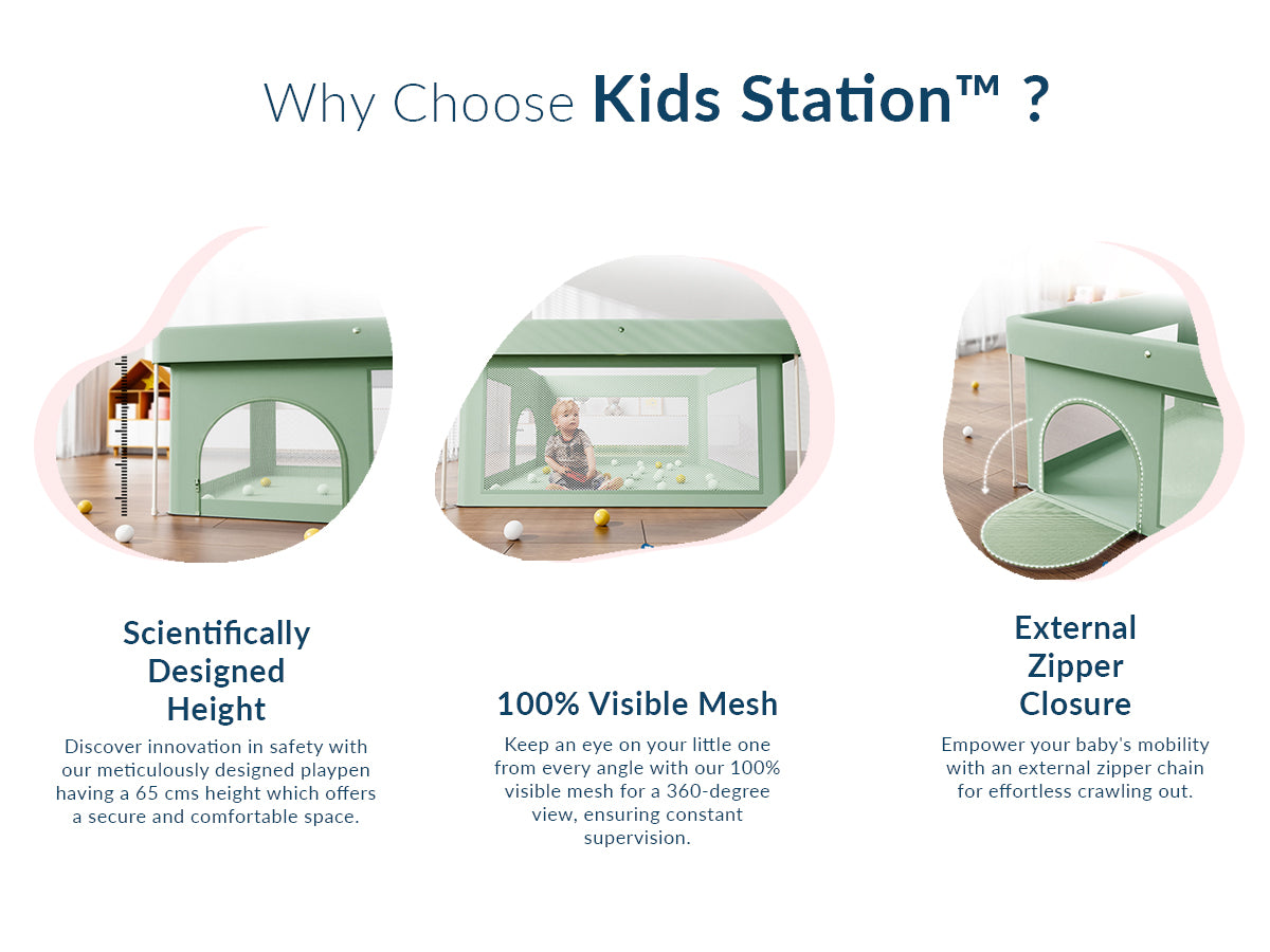 Happy Space Baby Foldable Playpen