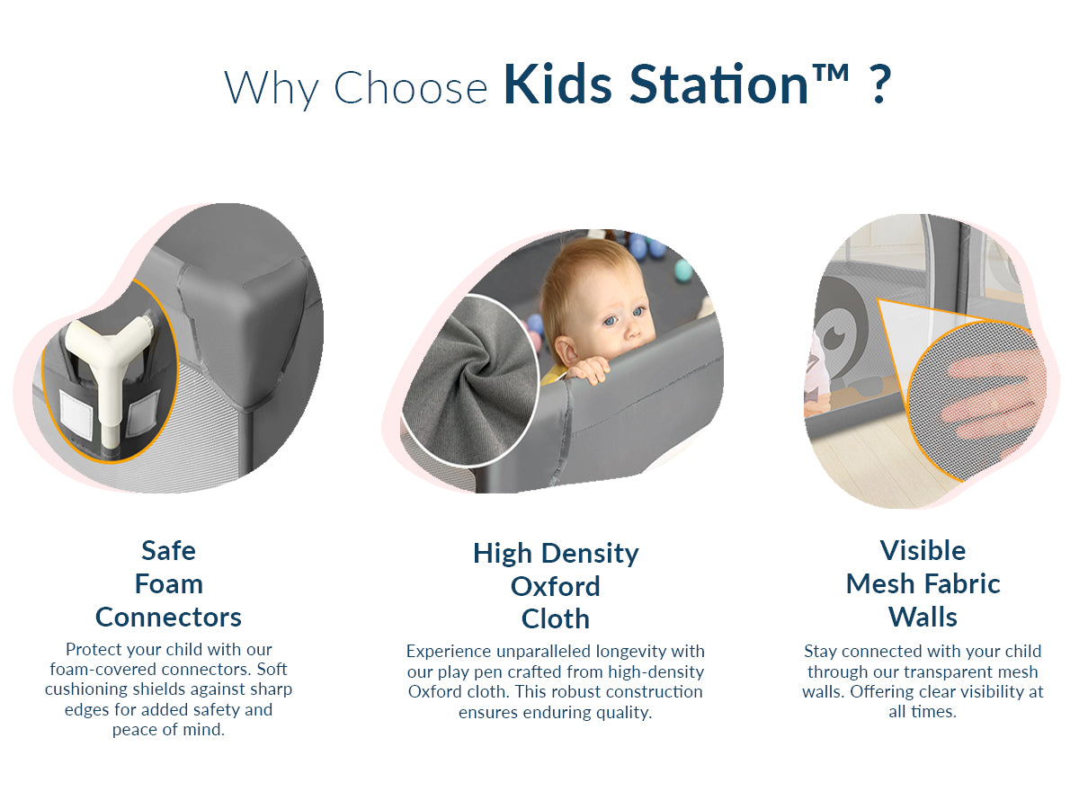 Playpen for Indoor & Outdoor Use for Babies