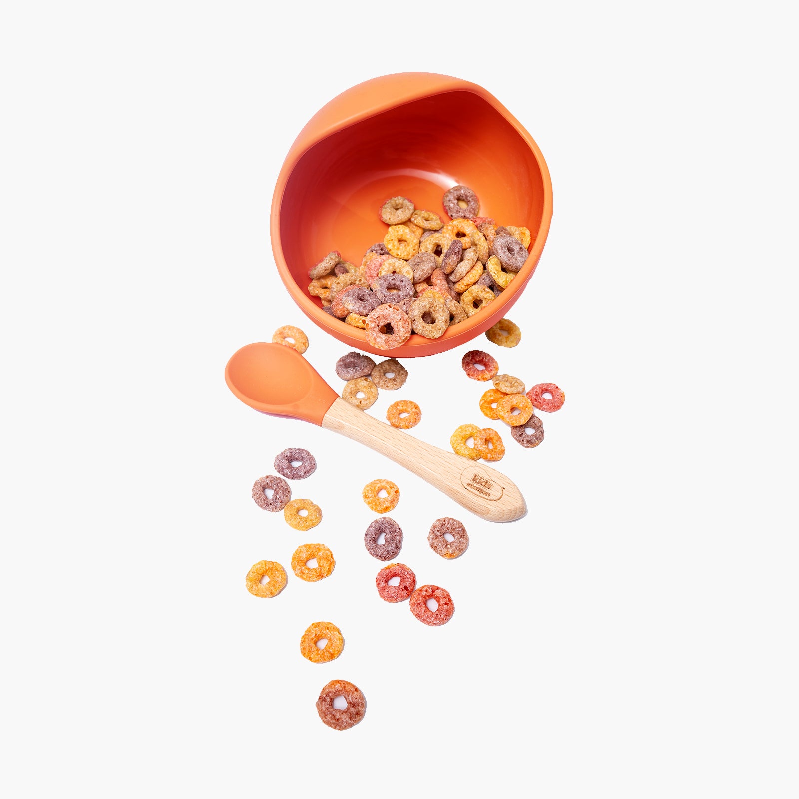Baby Feeding Bowl & Spoon – Mess-Free Mealtime Essentials Orange