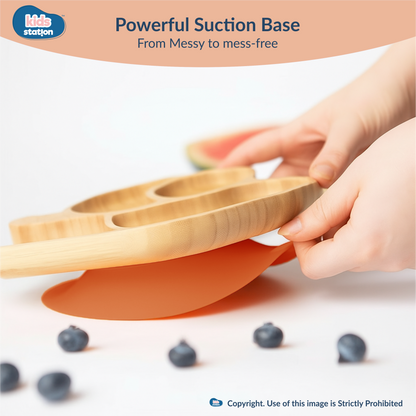 Elephant Eco Friendly Baby Bamboo Feeding Set