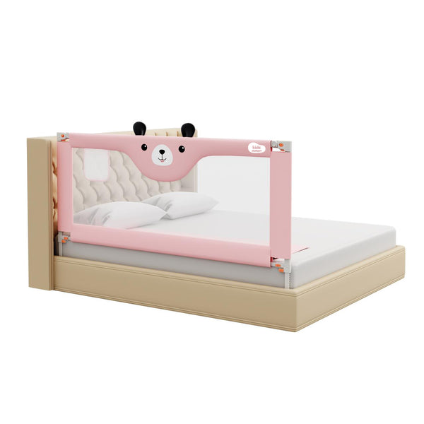 Kids Station™ One Side Pink 6'6" Bed Guard Rail