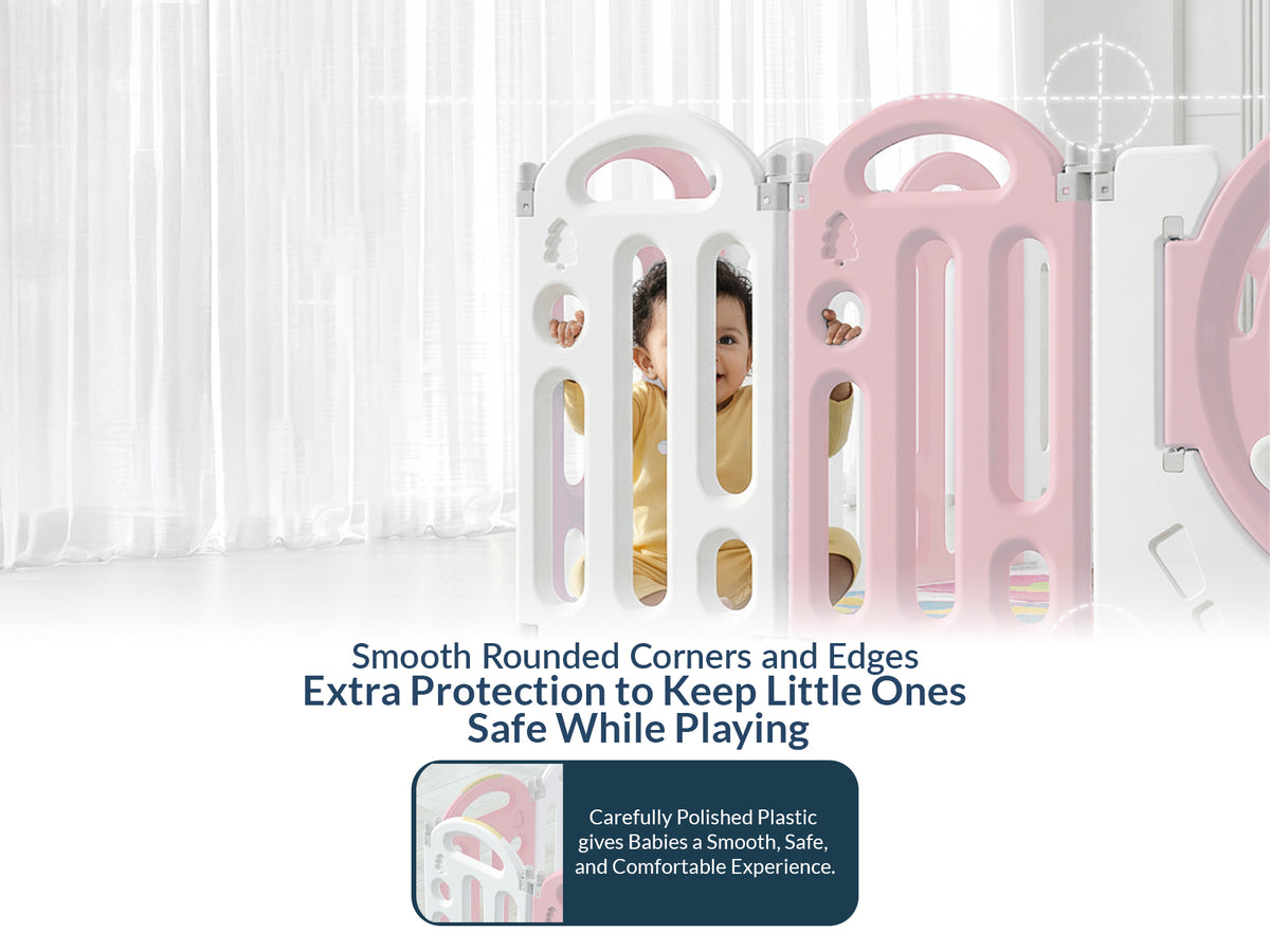 Bear Indoor and Outdoor Activity Play Yard