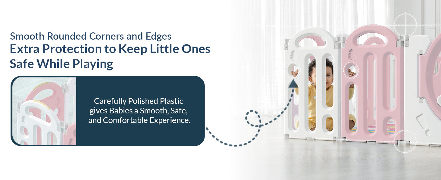 Bear Indoor and Outdoor Activity Play Yard