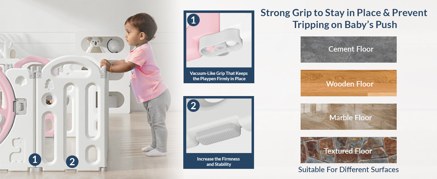 Bear Indoor and Outdoor Activity Play Yard