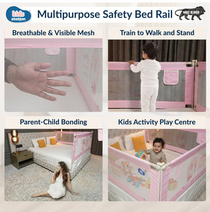 1-Side Foldable New Model Baby Bed Rail Guard