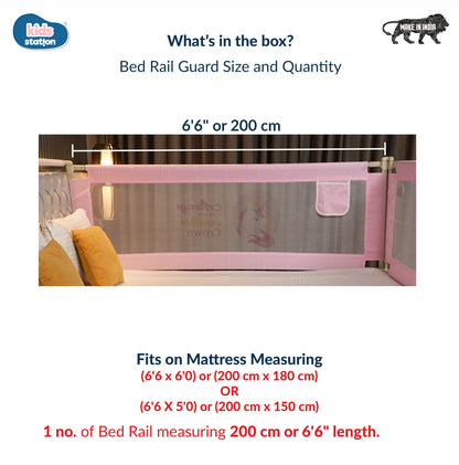 1-Side Foldable New Model Baby Bed Rail Guard