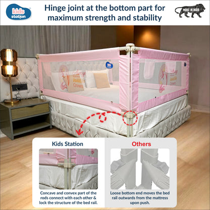 1-Side Foldable New Model Baby Bed Rail Guard