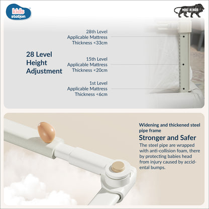 1-Side Foldable New Model Baby Bed Rail Guard