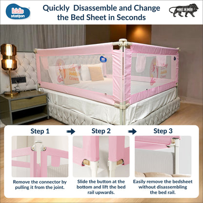 1-Side Foldable New Model Baby Bed Rail Guard