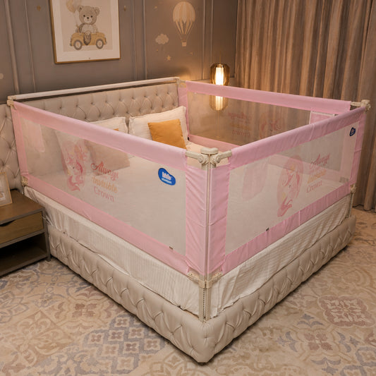 3-Side Foldable New Model Baby Bed Rail Guard