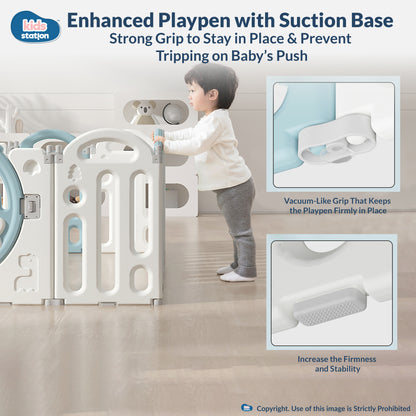 Bear Indoor and Outdoor Activity Play Yard