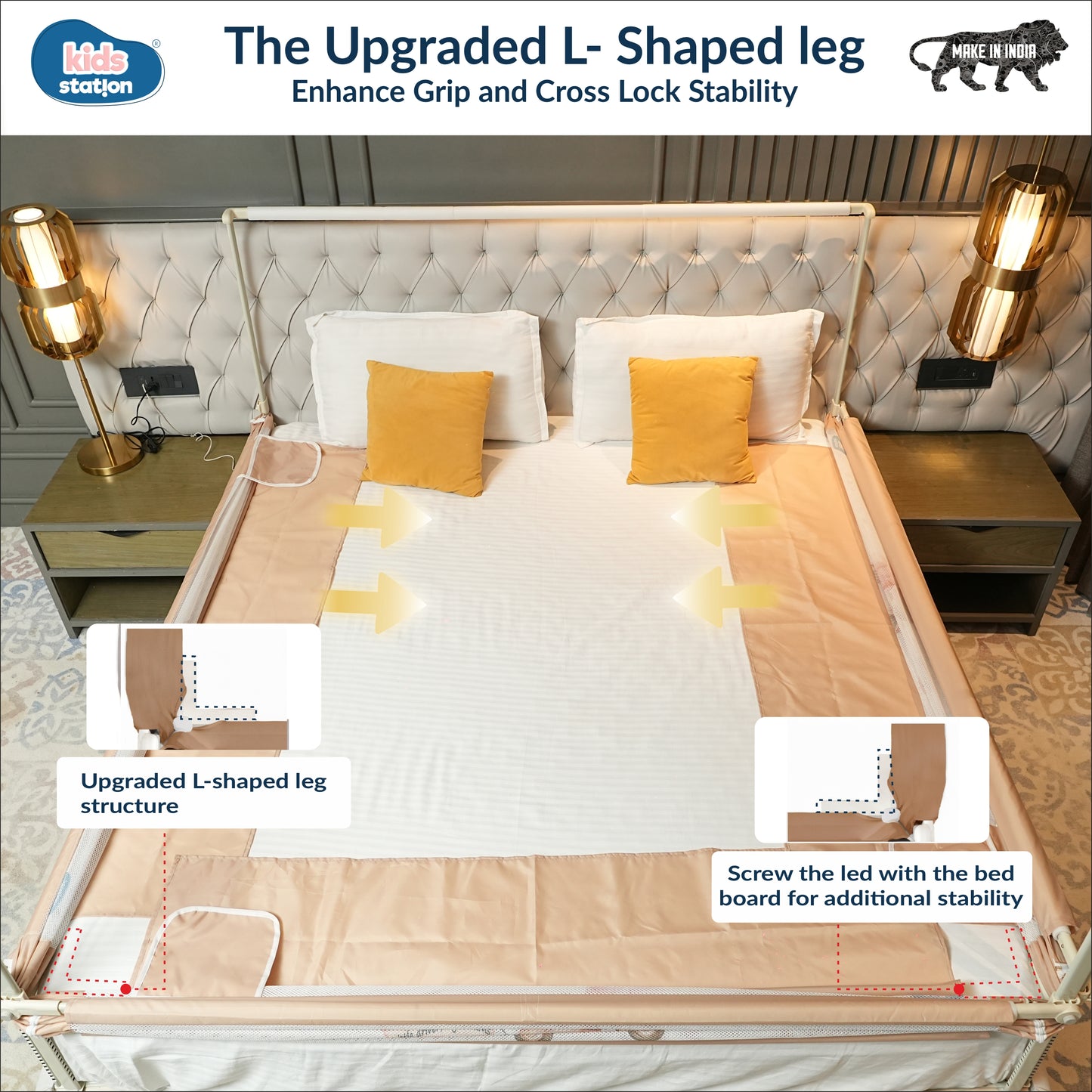 2-Side PREMIUM Bed Rail for New Model