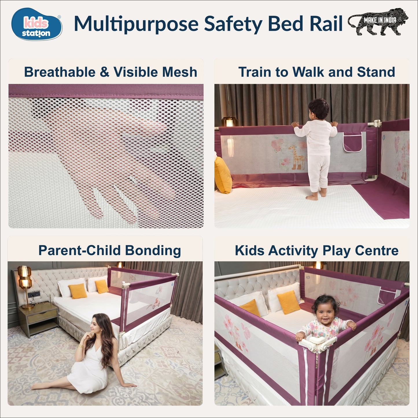 3-Side PREMIUM Bed Rail for New Model