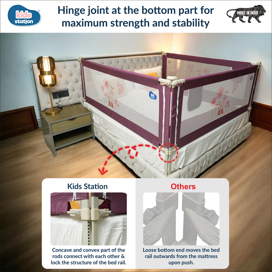 3-Side PREMIUM Bed Rail for New Model