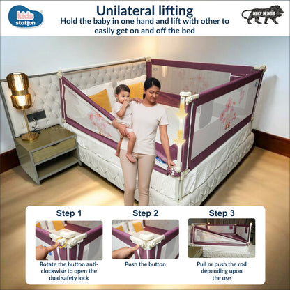 3-Side PREMIUM Bed Rail for New Model