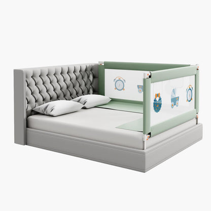 2-Side Foldable Old Model Baby Bed Rail Guard