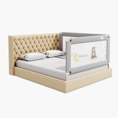 2-Side Foldable Old Model Baby Bed Rail Guard