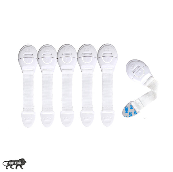 Kids Station™ Made In India Pack of 6 White Furniture Safety Locks