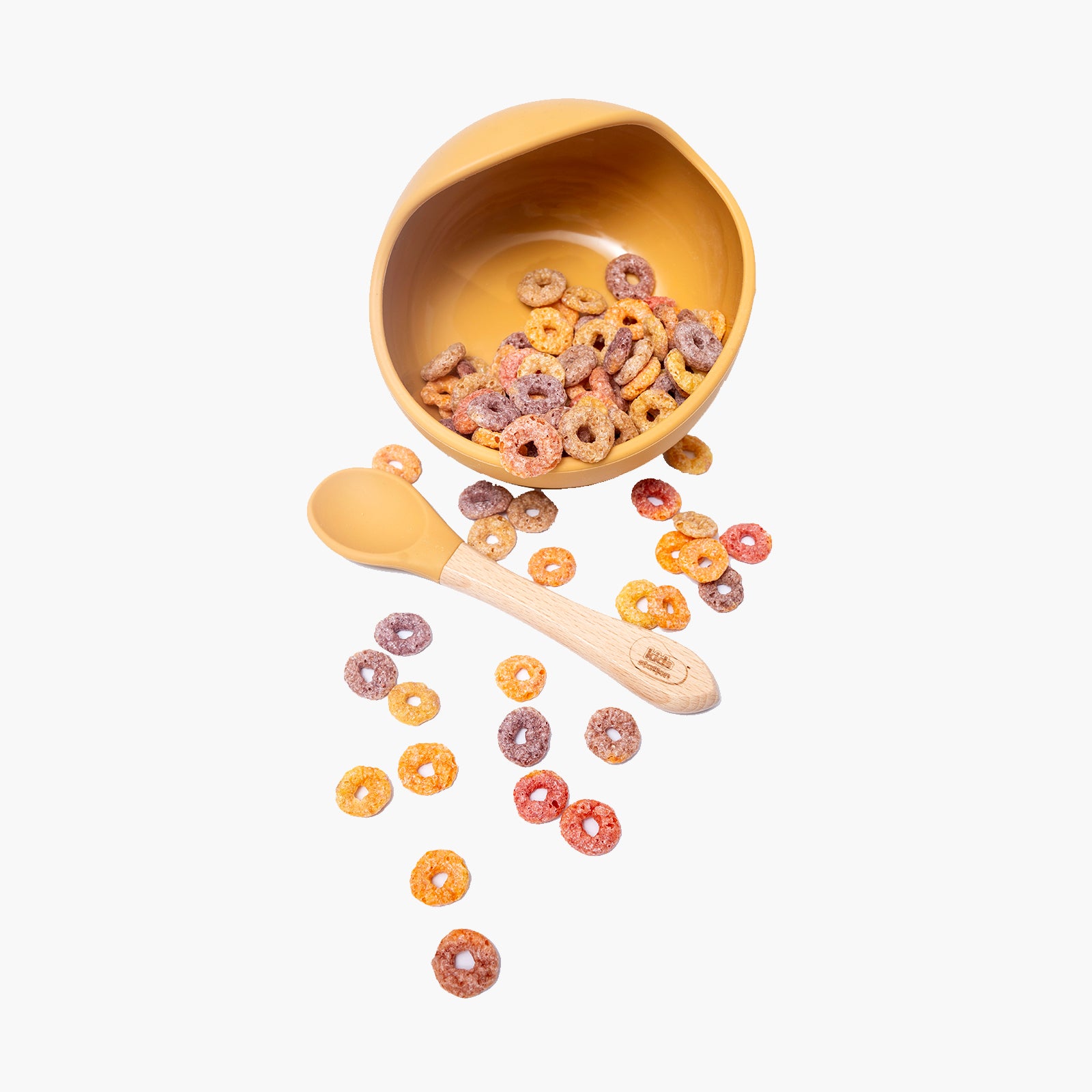 Baby Feeding Bowl & Spoon – Mess-Free Mealtime Essentials Yellow
