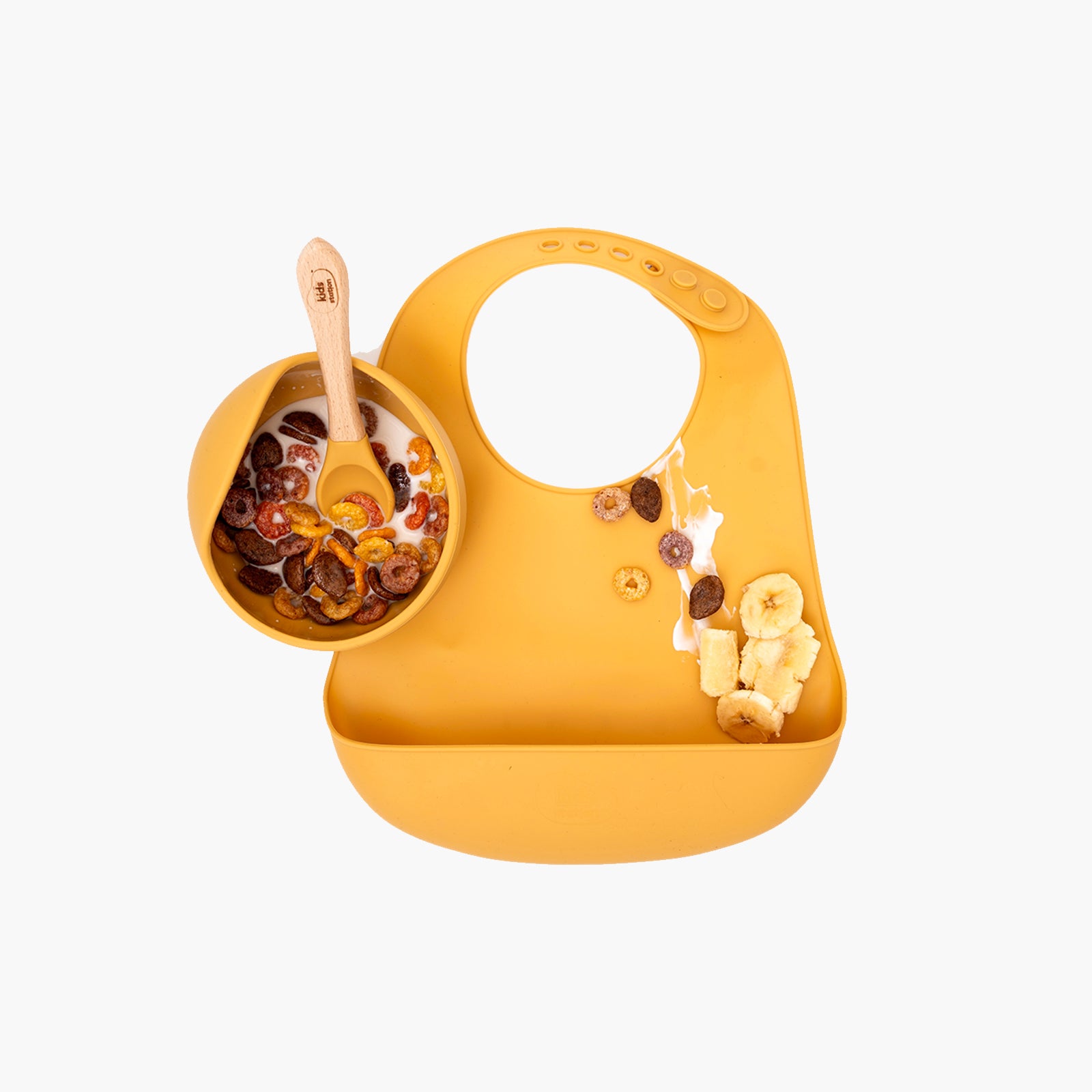 Silicone Survival Kit – 3-Piece Mess-Free Baby Feeding Essentials