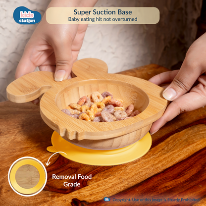 EcoBunny Bamboo Baby Tableware Set for Babies