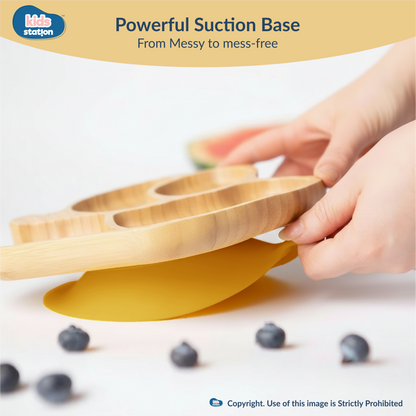 Elephant Eco Friendly Baby Bamboo Feeding Set