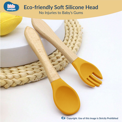 Elephant Eco Friendly Baby Bamboo Feeding Set
