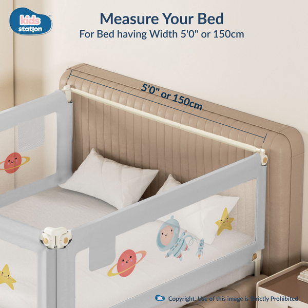 Kids Station 4th Side Connecting Rod for New Model of Baby Bed Rail Guard