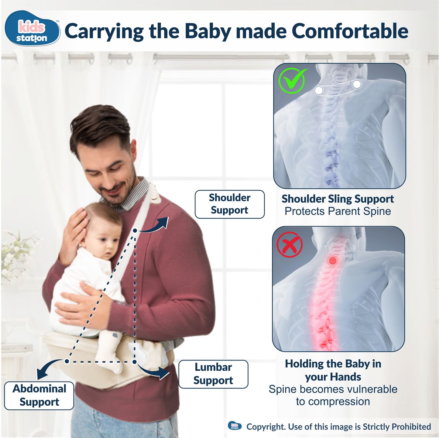 Happy Strap Ergonomic Baby Carrier