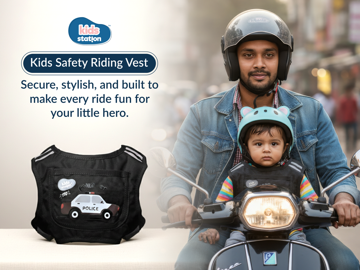 Two-Wheeler Safety Belt for Kids Protection