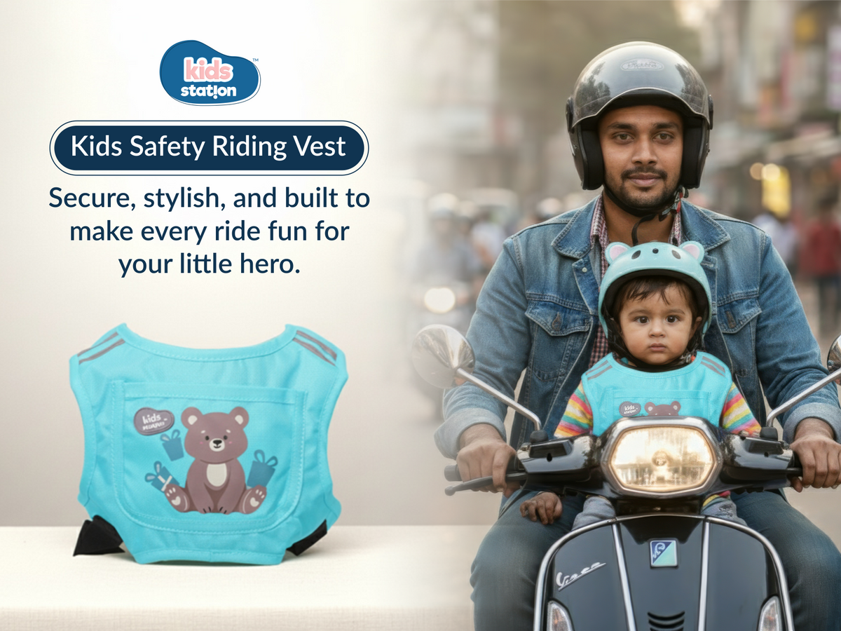 Two-Wheeler Safety Belt for Kids Protection