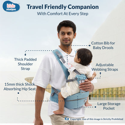 Ergo Baby 4-in-1 Cotton Based Baby Carrier Basket