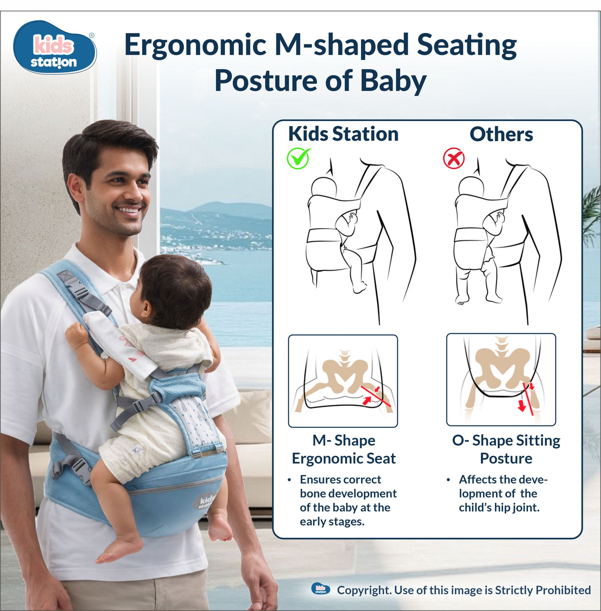 Ergo Baby 4-in-1 Cotton Based Baby Carrier Basket