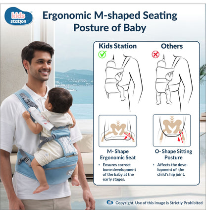 Ergo Baby 4-in-1 Cotton Based Baby Carrier Basket