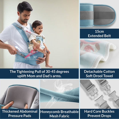 Ergo Baby 4-in-1 Cotton Based Baby Carrier Basket