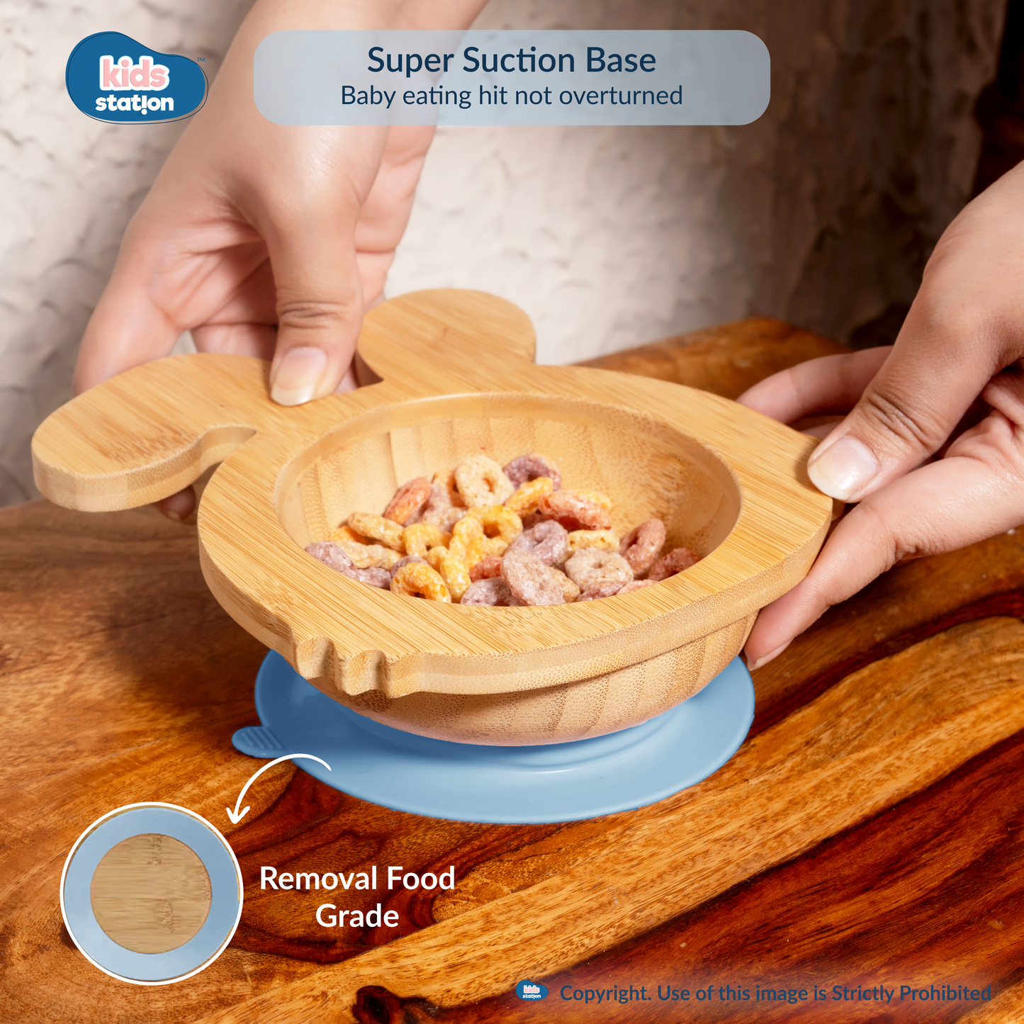 EcoBunny Bamboo Baby Tableware Set for Babies