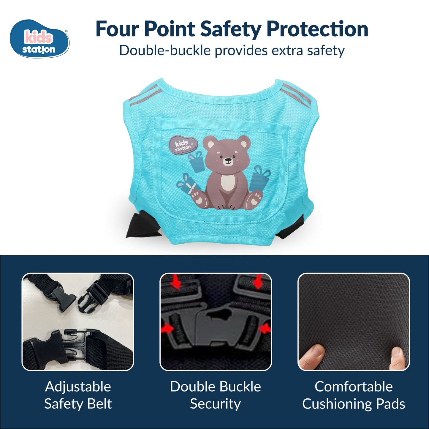 Two-Wheeler Safety Belt for Kids